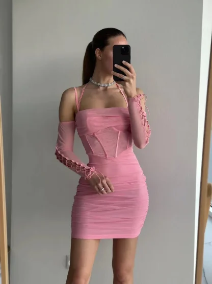 Pink Bodycon Dress
